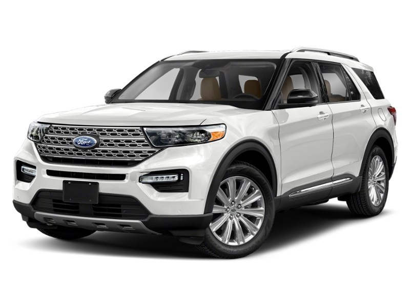 2023 Ford Explorer Limited 4WD Star White Metallic Tri-Coat  Shot 7