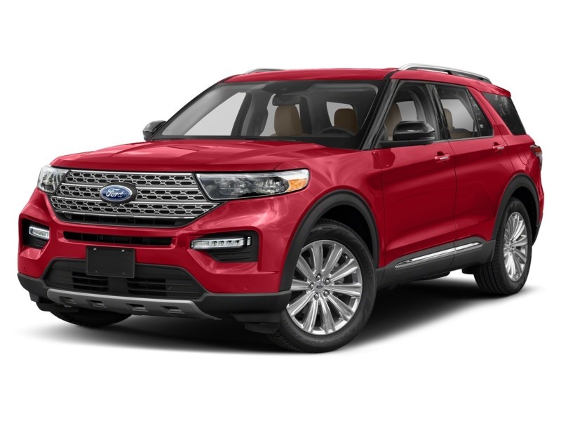 2021 Ford Explorer Limited 4WD Rapid Red Metallic Tinted Clearcoat  Shot 16