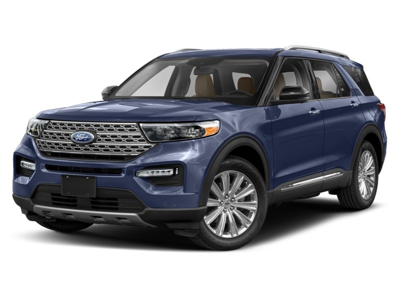 2021 Ford Explorer Limited 4WD Infinite Blue Metallic Tinted Clearcoat  Shot 40