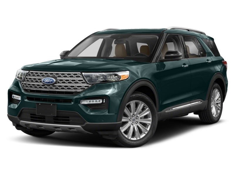 2021 Ford Explorer Limited 4WD Forged Green Metallic  Shot 45