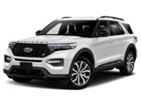 2022 Ford Explorer ST 4WD Star White Metallic Tri-Coat  Shot 4