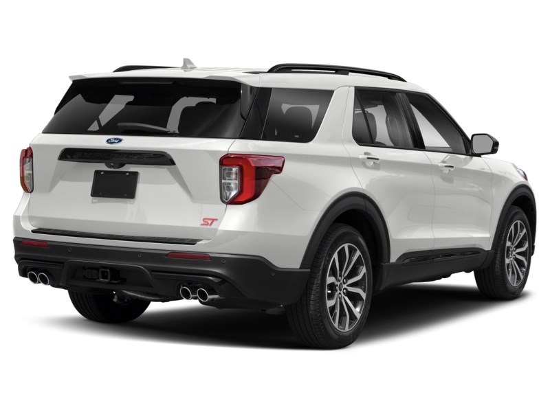 2020 Ford Explorer ST 4WD Star White Tri-Coat  Shot 12