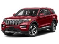 2021 Ford Explorer Platinum 4WD Rapid Red Metallic Tinted Clearcoat  Shot 17