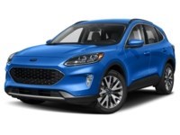 2021 Ford Escape Titanium Hybrid AWD Velocity Blue Metallic  Shot 4