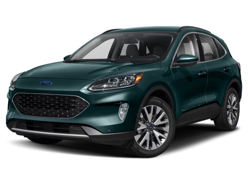 2020 Ford Escape Titanium Hybrid | AWD | NAV | LEATHER | B&O Dark Persian Green Metallic  Shot 4