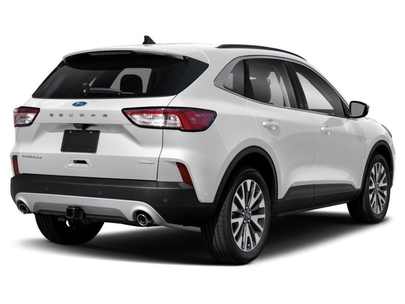 2021 Ford Escape Titanium Hybrid AWD Star White Metallic Tri-Coat  Shot 12