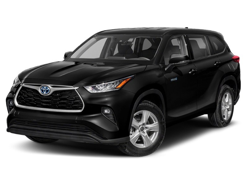 2022 Toyota Highlander Hybrid Hybrid XLE AWD Midnight Black Metallic  Shot 1