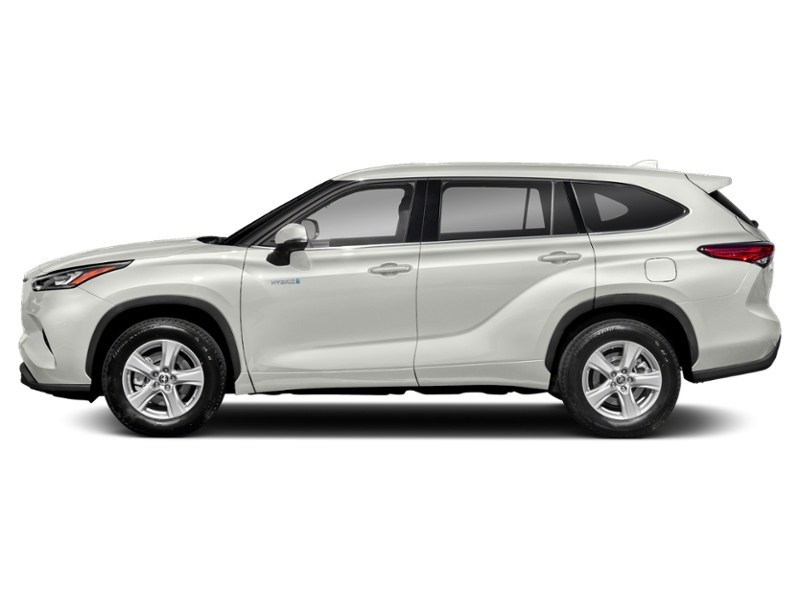 2021 Toyota Highlander Hybrid Hybrid XLE AWD Blizzard Pearl  Shot 5