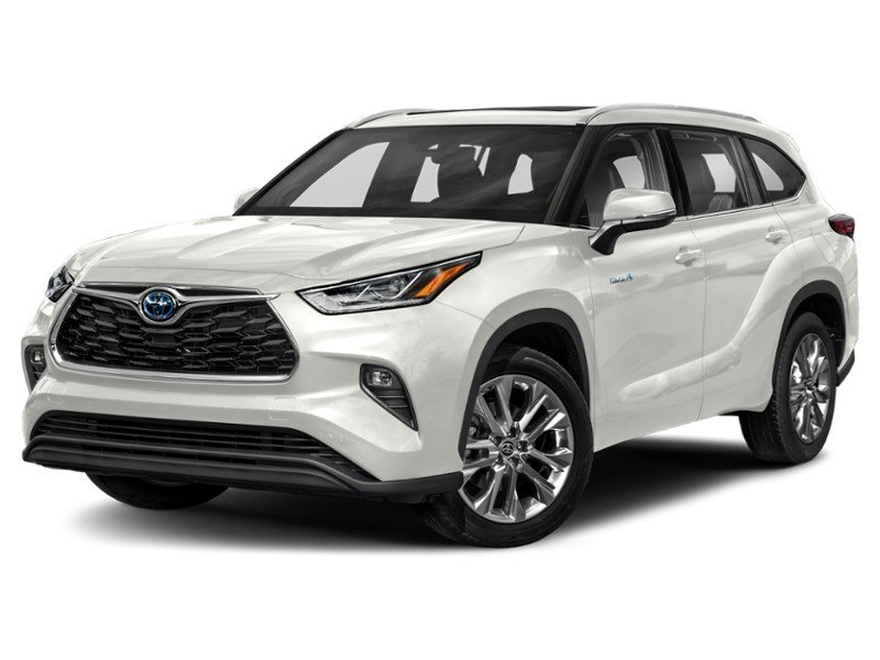 2021 Toyota Highlander Hybrid Hybrid Limited AWD Blizzard Pearl  Shot 4