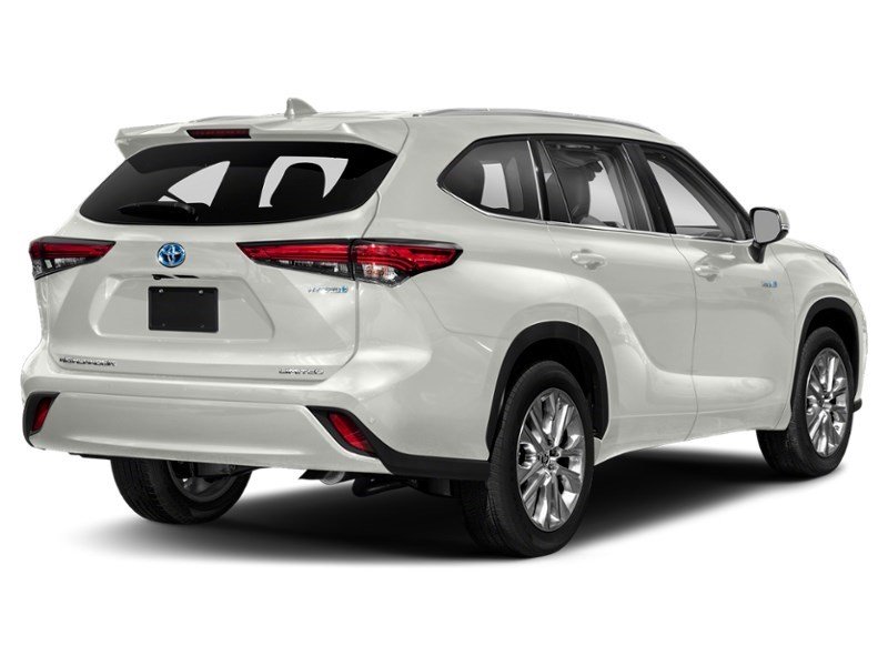 2021 Toyota Highlander Hybrid Hybrid Limited AWD Blizzard Pearl  Shot 2