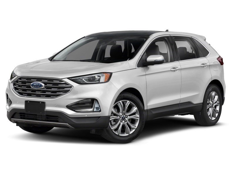 2022 Ford Edge Titanium AWD Star White Metallic Tri-Coat  Shot 7