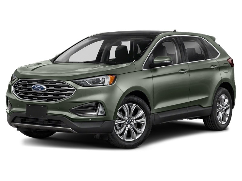 2022 Ford Edge Titanium AWD Forged Green Metallic  Shot 31