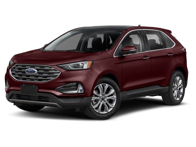 2022 Ford Edge Titanium AWD Burgundy Velvet Metallic Tinted Clearcoat  Shot 40
