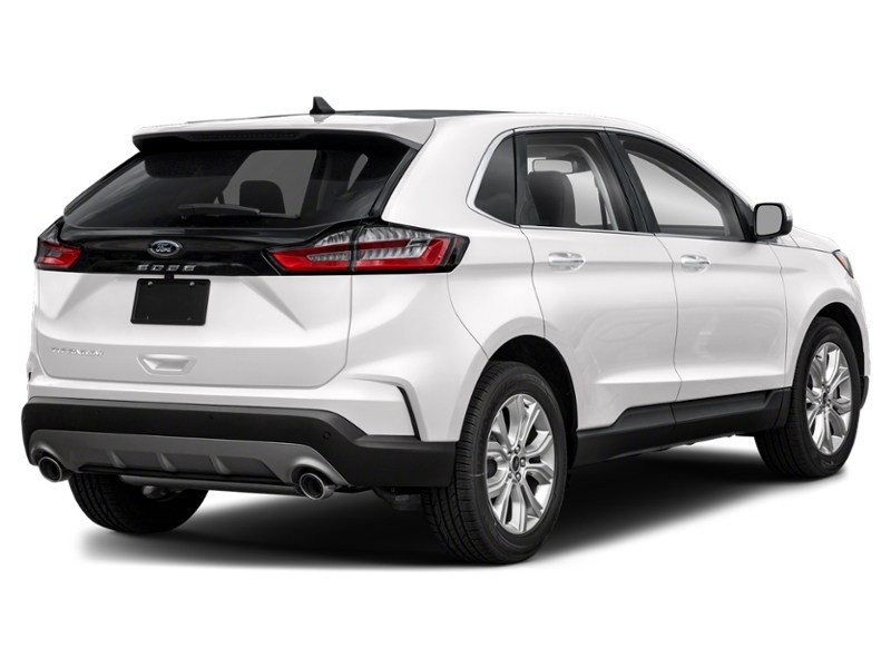2022 Ford Edge Titanium AWD Star White Metallic Tri-Coat  Shot 2
