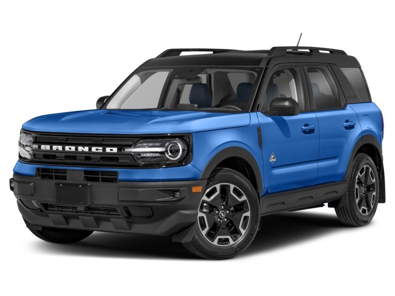 2022 Ford Bronco Sport Outer Banks 4x4 Velocity Blue Metallic  Shot 2