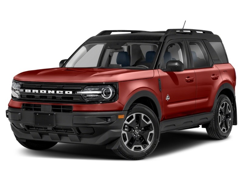 2024 Ford Bronco Sport Outer Banks 4x4 Hot Pepper Red Metallic Tinted Clearcoat  Shot 8