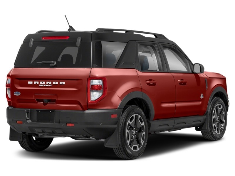 2024 Ford Bronco Sport Outer Banks 4x4 Hot Pepper Red Metallic Tinted Clearcoat  Shot 13