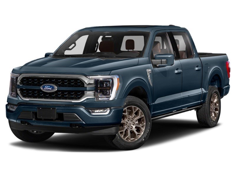 2023 Ford F-150 King Ranch 4WD SuperCrew 5.5' Box Antimatter Blue Metallic  Shot 17