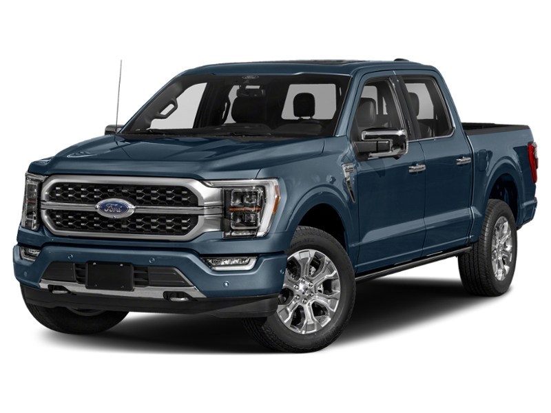 2023 Ford F-150 Platinum 4WD SuperCrew 5.5' Box Antimatter Blue Metallic  Shot 22