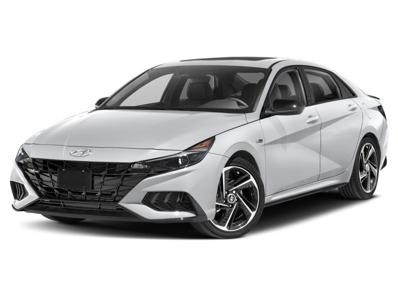 2021 Hyundai Elantra N Line DCT Polar White  Shot 1