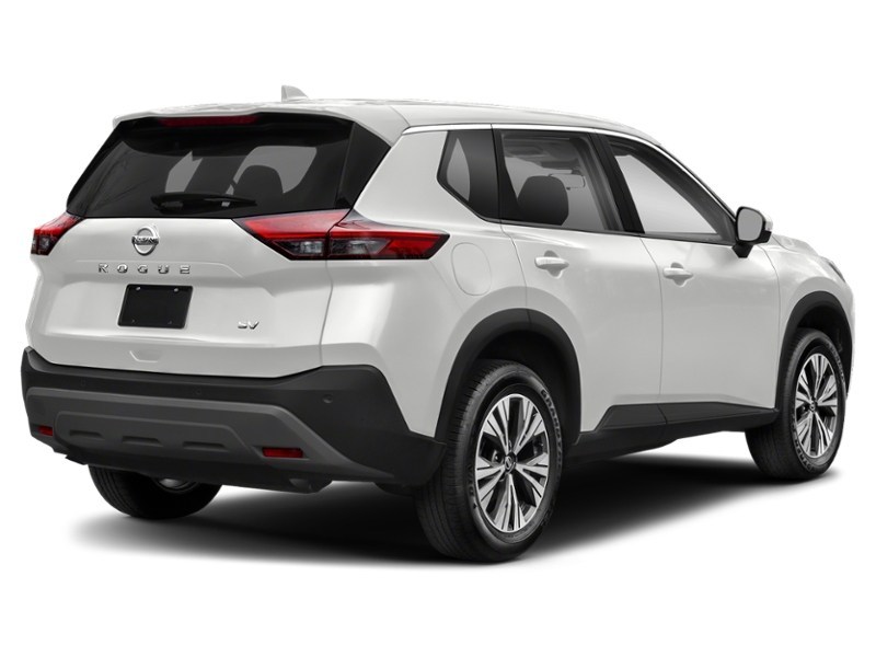 2022 Nissan Rogue AWD SV Pearl White Pearl Metallic  Shot 2