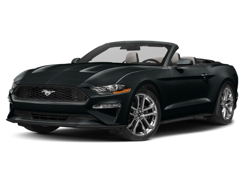 2022 Ford Mustang EcoBoost Convertible Shadow Black  Shot 34