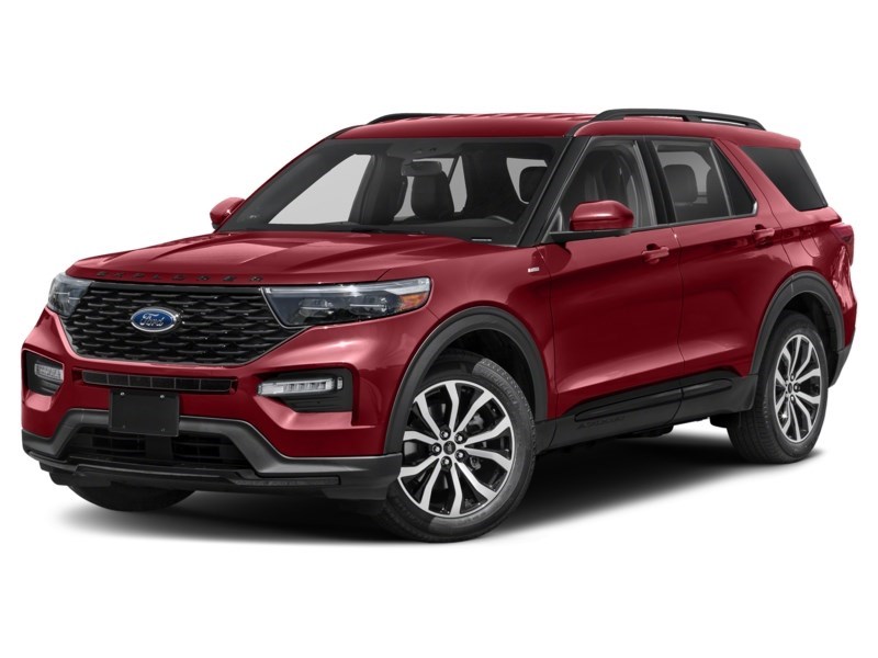 2022 Ford Explorer ST-Line 4WD Rapid Red Metallic Tinted Clearcoat  Shot 4