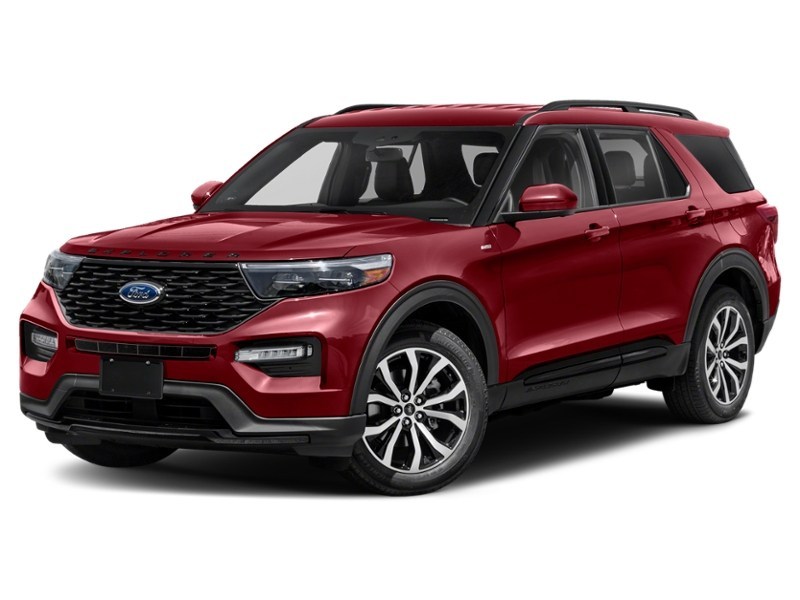 2022 Ford Explorer ST-Line 4WD Rapid Red Metallic Tinted Clearcoat  Shot 28