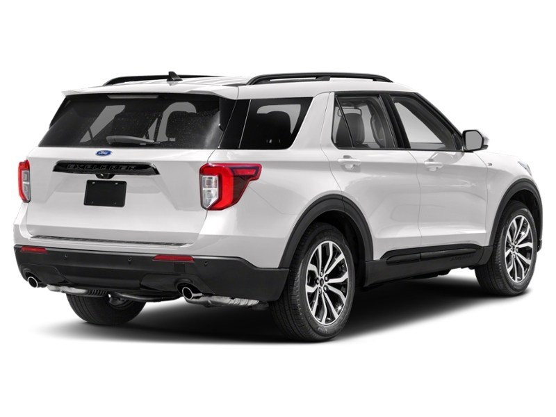 2022 Ford Explorer ST-Line 4WD Star White Metallic Tri-Coat  Shot 8