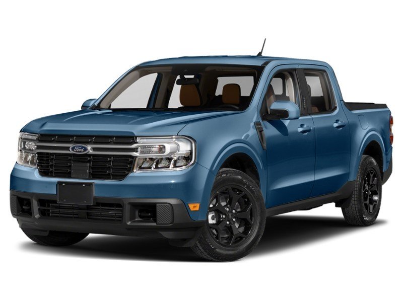 2023 Ford Maverick LARIAT AWD SuperCrew Alto Blue Metallic Tinted Clearcoat  Shot 4