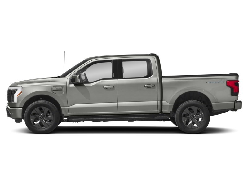 2023 Ford F-150 Lightning LARIAT 4WD SuperCrew 5.5' Box Iconic Silver Metallic  Shot 5