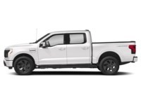 2023 Ford F-150 Lightning LARIAT 4WD SuperCrew 5.5' Box Star White Metallic Tri-Coat  Shot 11