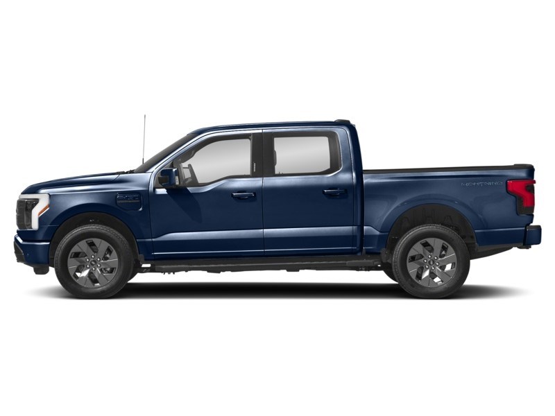 2023 Ford F-150 Lightning LARIAT 4WD SuperCrew 5.5' Box Antimatter Blue Metallic  Shot 39