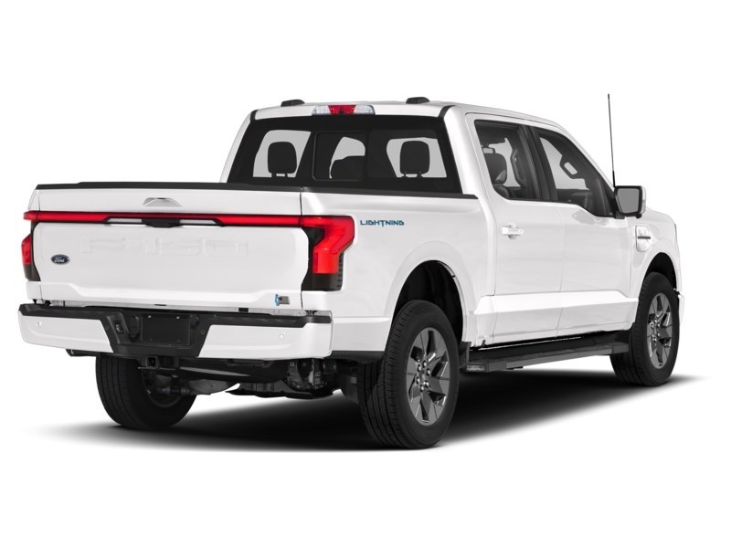 2023 Ford F-150 Lightning LARIAT 4WD SuperCrew 5.5' Box Star White Metallic Tri-Coat  Shot 8