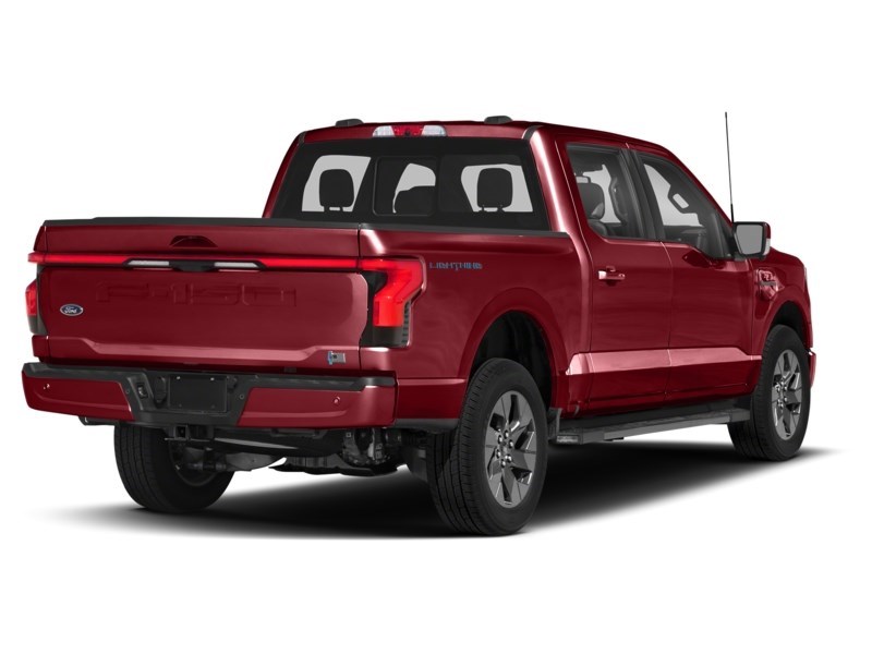 2023 Ford F-150 Lightning LARIAT 4WD SuperCrew 5.5' Box Rapid Red Metallic Tinted Clearcoat  Shot 24