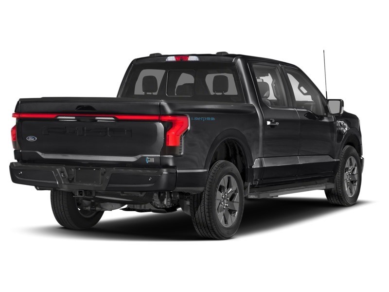 2023 Ford F-150 Lightning LARIAT 4WD SuperCrew 5.5' Box Agate Black Metallic  Shot 54