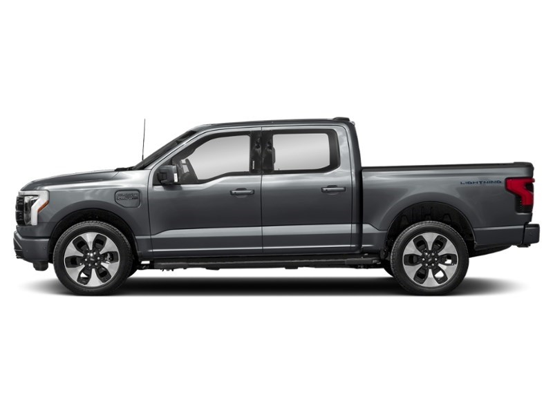 2023 Ford F-150 Lightning Platinum 4WD SuperCrew 5.5' Box Carbonized Grey Metallic  Shot 5