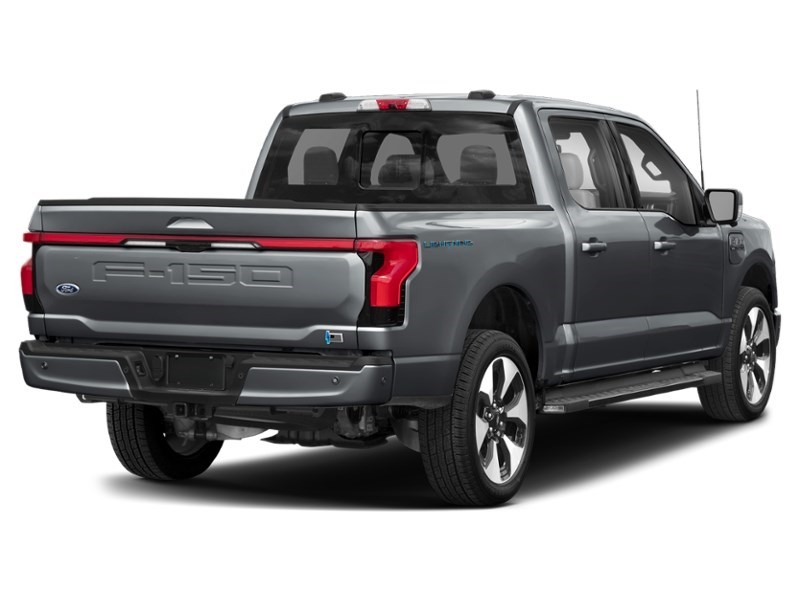 2023 Ford F-150 Lightning Platinum 4WD SuperCrew 5.5' Box Carbonized Grey Metallic  Shot 2