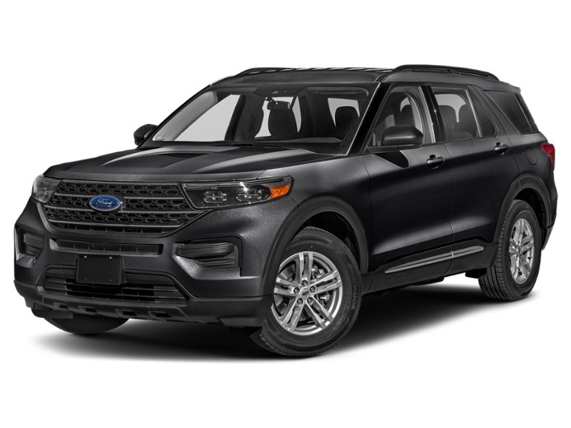 2023 Ford Explorer XLT 4WD Agate Black Metallic  Shot 1