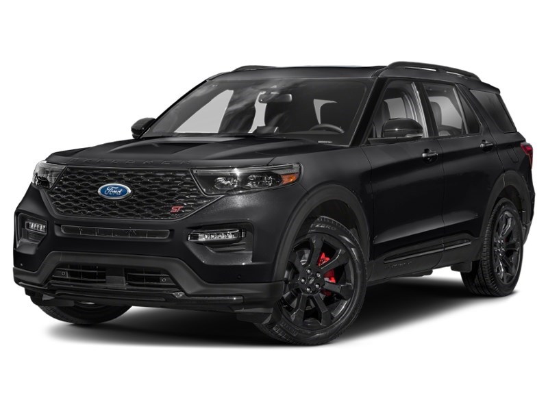 2023 Ford Explorer ST | 4WD | 3.0L | ROOF | TECH PKG | 360 | 21s Agate Black Metallic  Shot 4