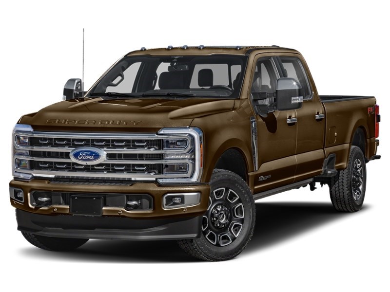 2024 Ford Super Duty F-350 DRW Platinum 4WD Crew Cab 8' Box Darkened Bronze Metallic  Shot 28