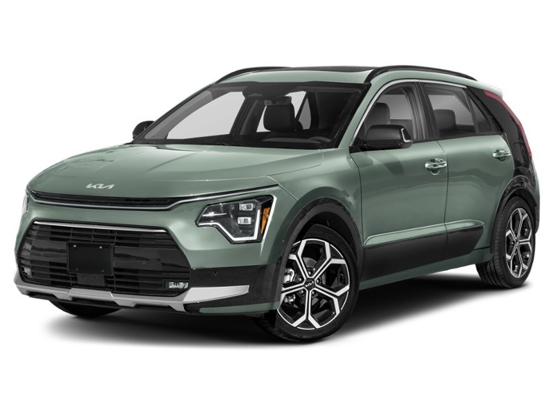2025 Kia Niro SX FWD Cityscape Green/Aurora Black Pearl Cityscape Green w/Gloss Black C-Pillar  Shot 4