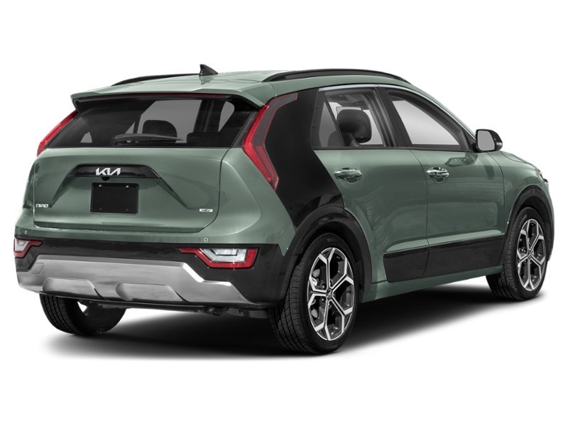 2025 Kia Niro SX FWD Cityscape Green/Aurora Black Pearl Cityscape Green w/Gloss Black C-Pillar  Shot 2