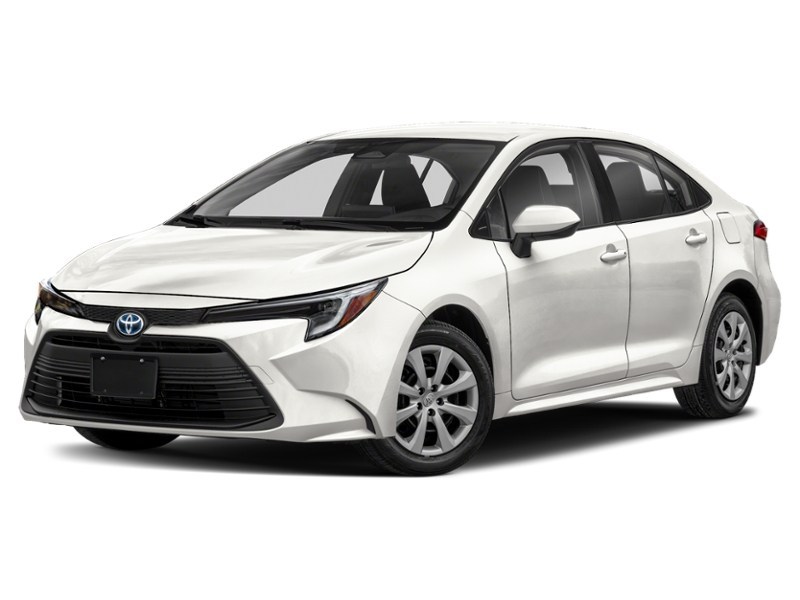 2023 Toyota Corolla Hybrid Hybrid LE CVT AWD White  Shot 4