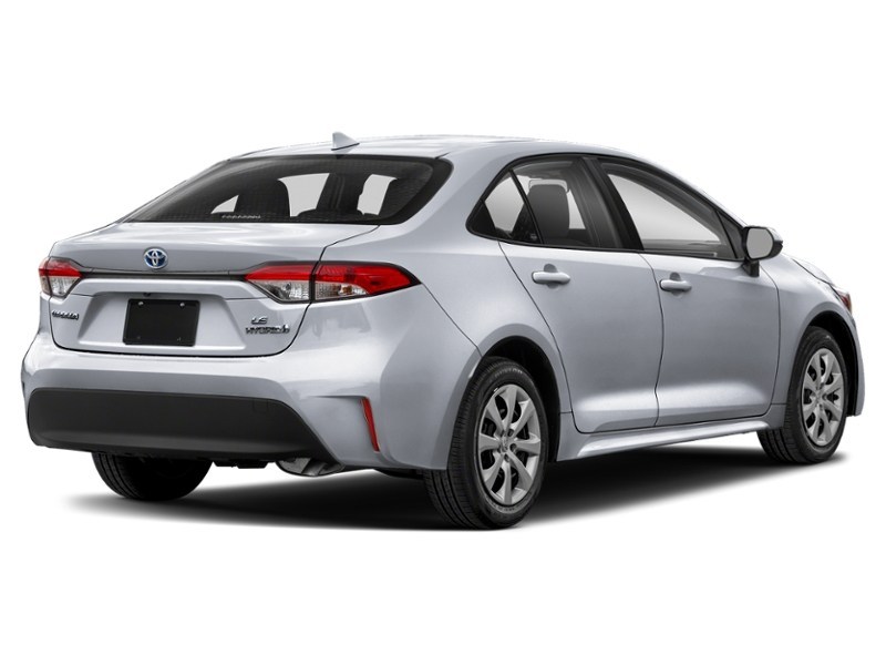 2023 Toyota Corolla Hybrid Hybrid LE CVT AWD Classic Silver Metallic  Shot 8