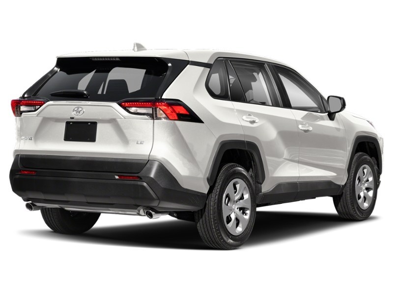 2025 Toyota RAV4 LE AWD White  Shot 2
