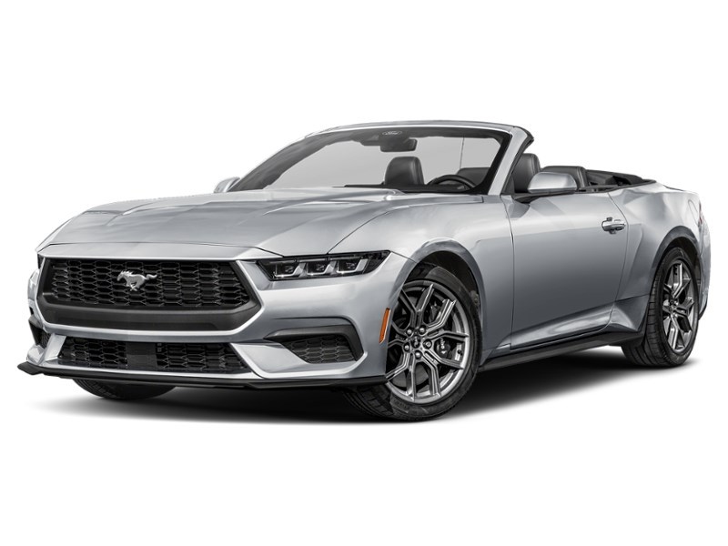 2026 Ford Mustang EcoBoost Convertible Iconic Silver Metallic  Shot 4