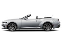 2026 Ford Mustang EcoBoost Convertible Iconic Silver Metallic  Shot 3