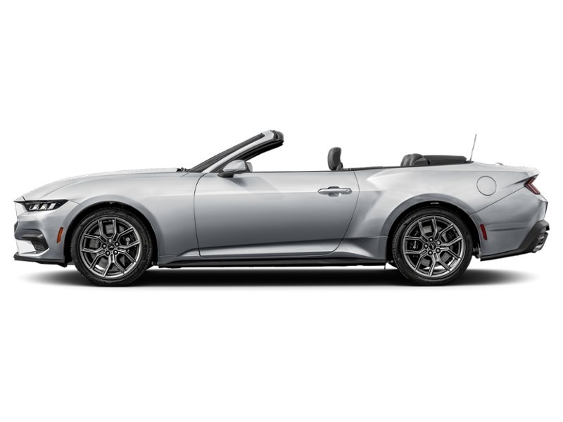 2026 Ford Mustang EcoBoost Convertible Iconic Silver Metallic  Shot 3