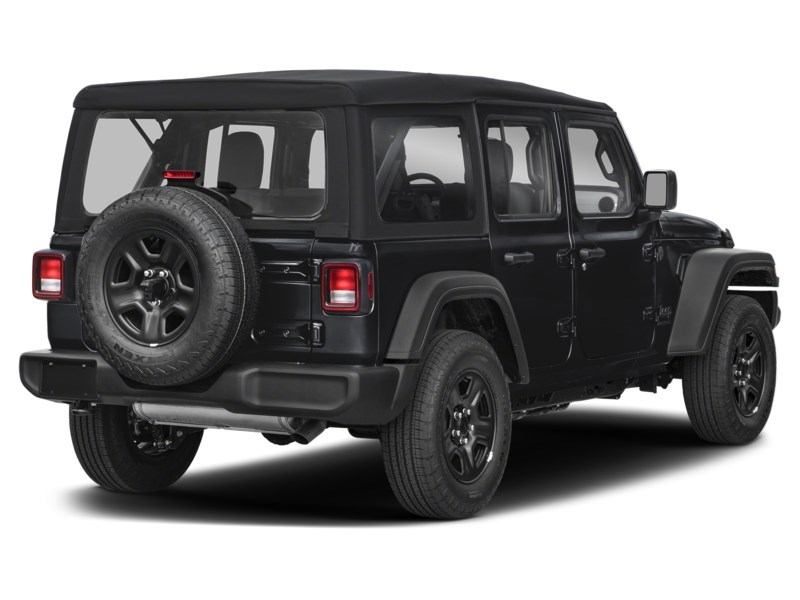 2024 Jeep Wrangler Sahara 4 Door 4x4 Black  Shot 2